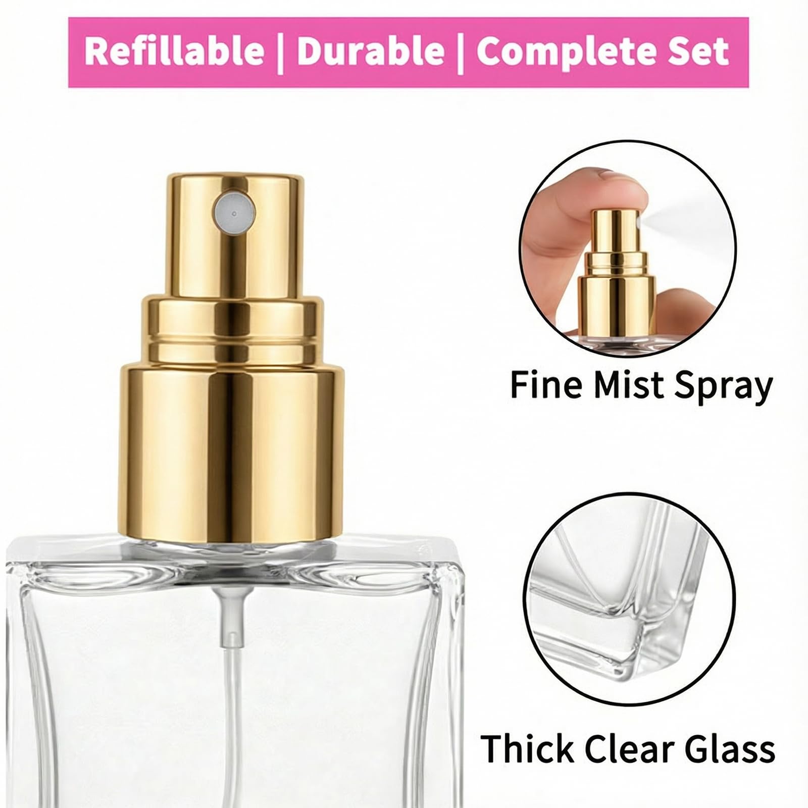 زجاجات عطر زجاجية شفافة عالية  - مراجعة Perfume Imperium Fragrance World وسعره